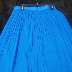 Blue maxi skirt. I'm 5'3, had it tailored